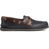 Sperry Top-Sider Men's Authentic Original™ Leather Boat Shoe Black Amaretto
