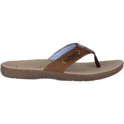 Sperry Top-Sider Men's Baitfish Flip-Flops Brown / Buc / Brown