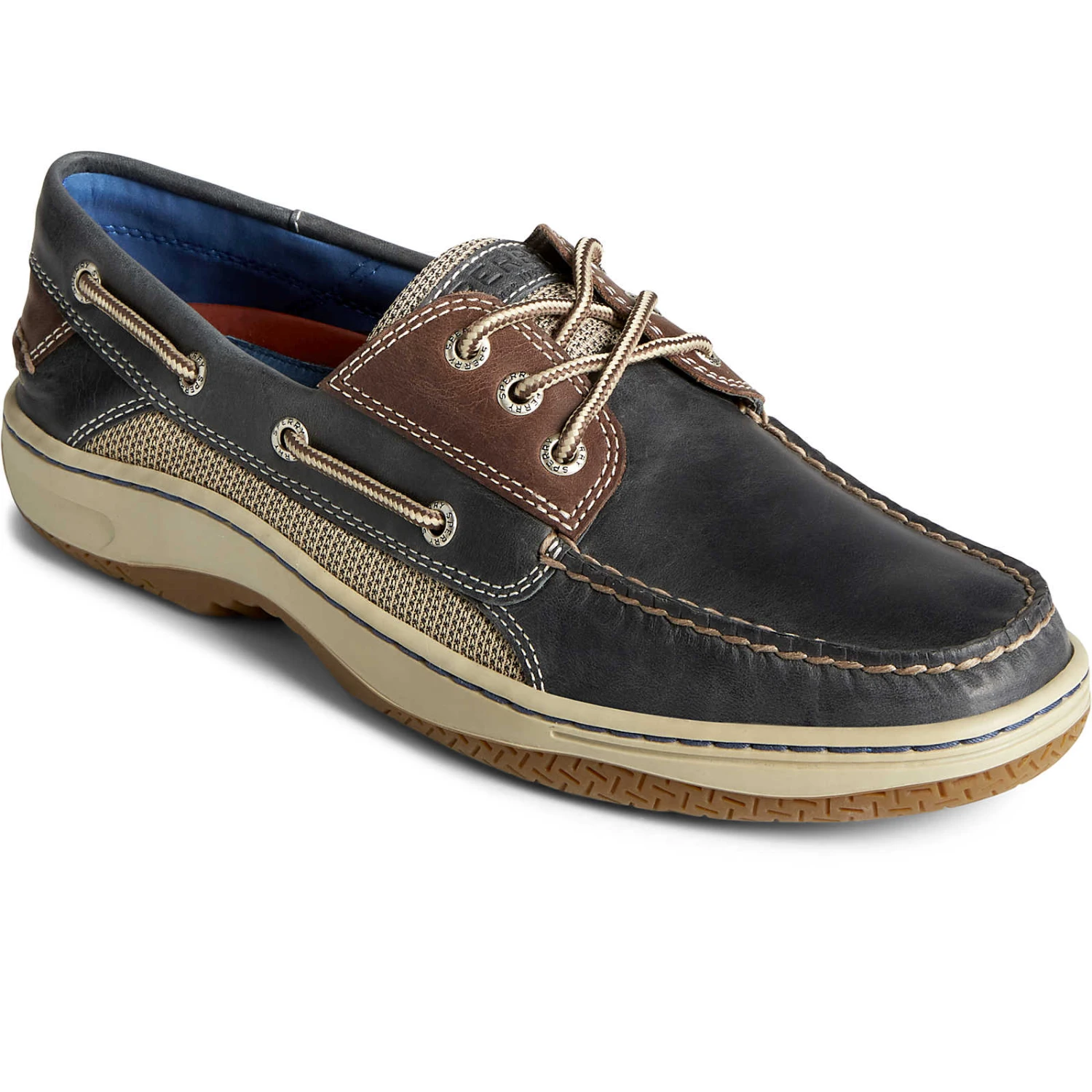 Sperry Top-Sider Men's Billfish™ 3-Eye Boat Shoe Navy / Brown Leather 4 Sperry Top-Sider Men's Billfish™ 3-Eye Boat Shoe Navy / Brown Leather - Image 2