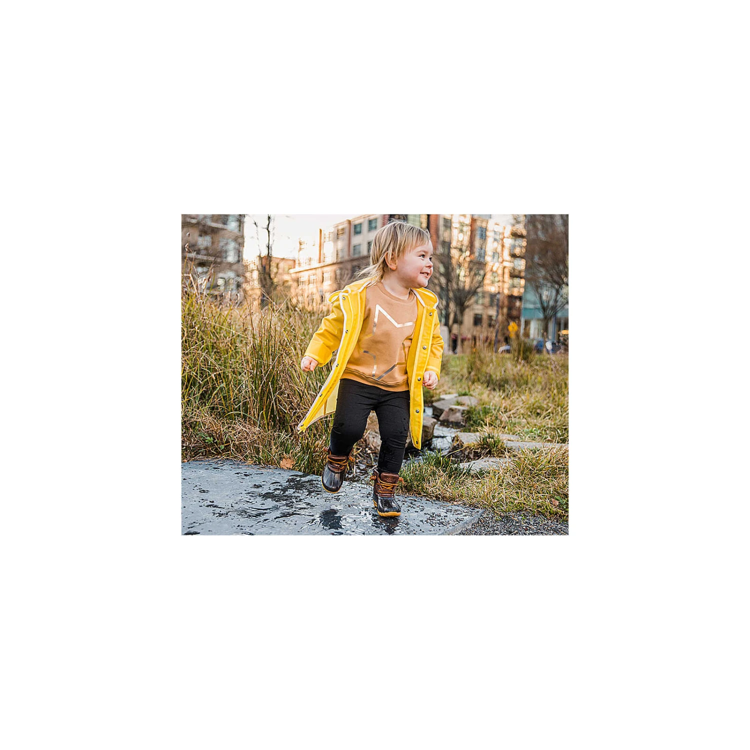 Sperry Top-Sider Little Kid's Saltwater Duck Boot Brown 4 Sperry Top-Sider Little Kid's Saltwater Duck Boot Brown - Image 2