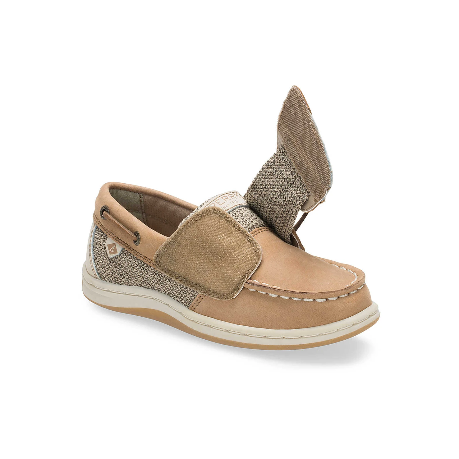 Sperry Top-Sider Big Kid's Songfish Junior Boat Shoe Linen / Oat 4 Sperry Top-Sider Big Kid's Songfish Junior Boat Shoe Linen / Oat - Image 2