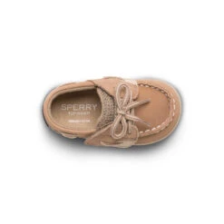 Sperry Top-Sider Little Kid's Bluefish™ Crib Junior Boat Shoe Linen / Oat -Sperry Top-Sider Sales PG55416 BluefishCribJr LinenOat S16 4 630