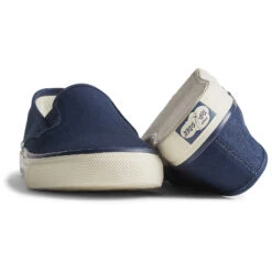 Sperry Top-Sider Unisex Cloud Slip On Deck Sneaker Navy -Sperry Top-Sider Sales S18 E Cloud Pairs STS17601 view 5 87
