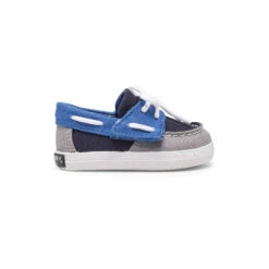 Sperry Top-Sider Little Kid's Intrepid Crib Boat Shoe Grey/Blue