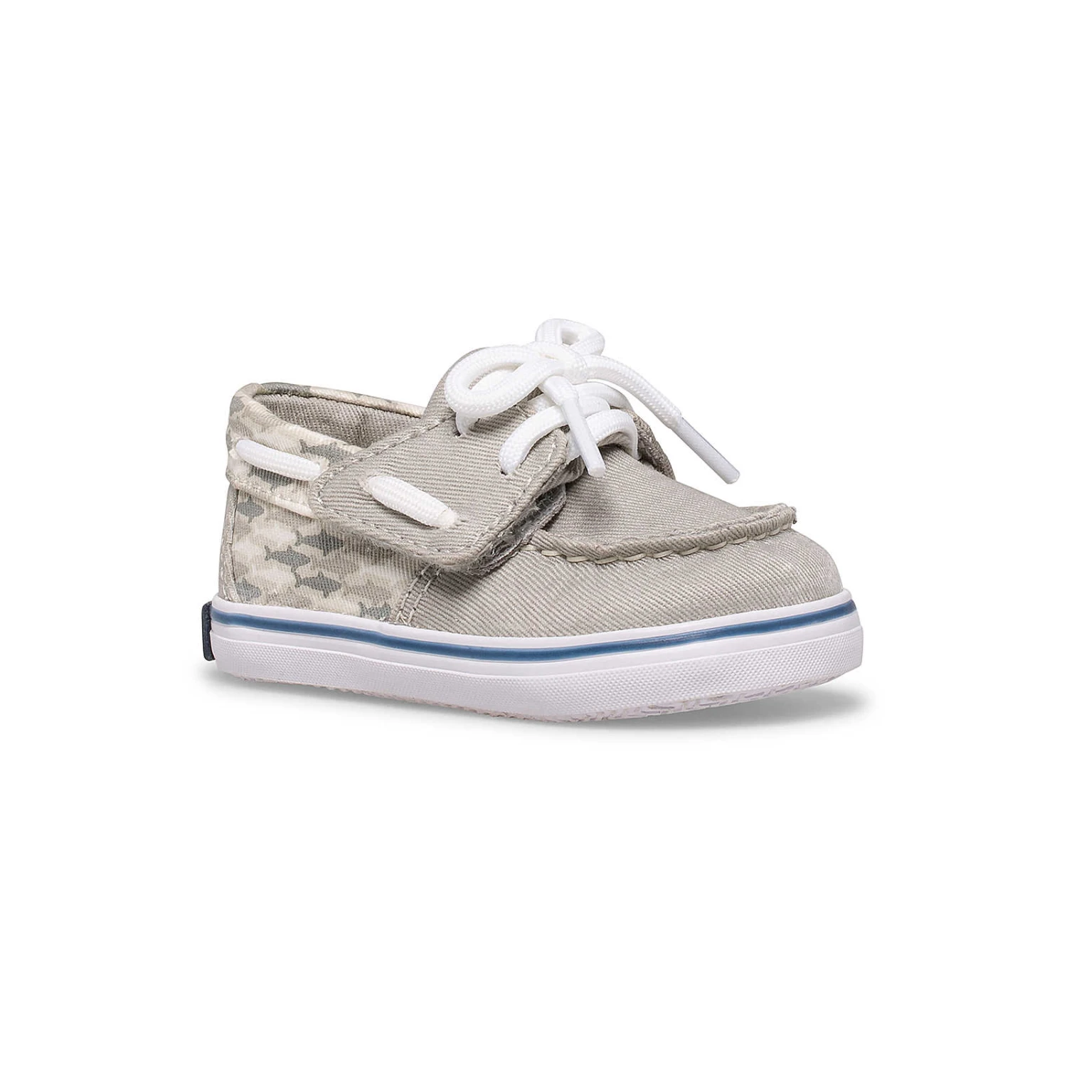 Sperry Top-Sider Little Kid's Intrepid Crib Junior Boat Shoe Grey 5 Sperry Top-Sider Little Kid's Intrepid Crib Junior Boat Shoe Grey - Image 3