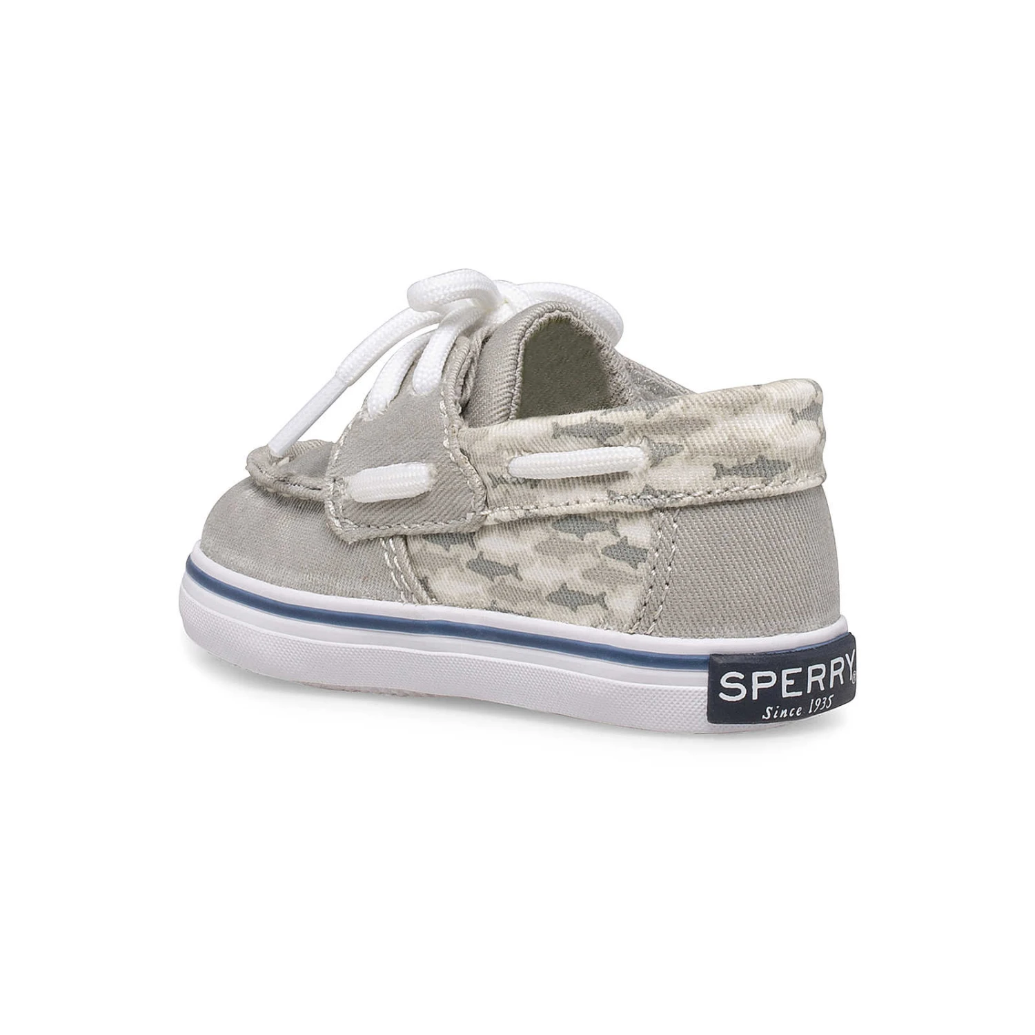 Sperry Top-Sider Little Kid's Intrepid Crib Junior Boat Shoe Grey 6 Sperry Top-Sider Little Kid's Intrepid Crib Junior Boat Shoe Grey - Image 4