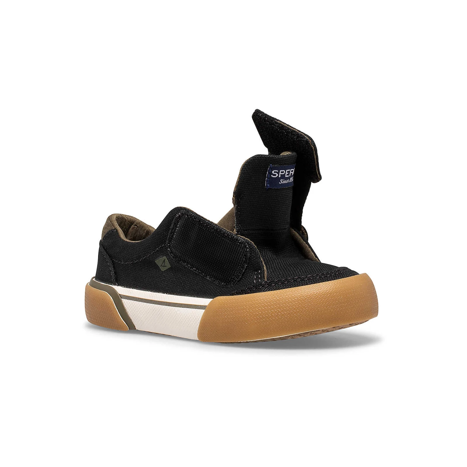 Sperry Top-Sider Little Kid's Harbor Tide Junior Washable Sneaker Black 4 Sperry Top-Sider Little Kid's Harbor Tide Junior Washable Sneaker Black - Image 2