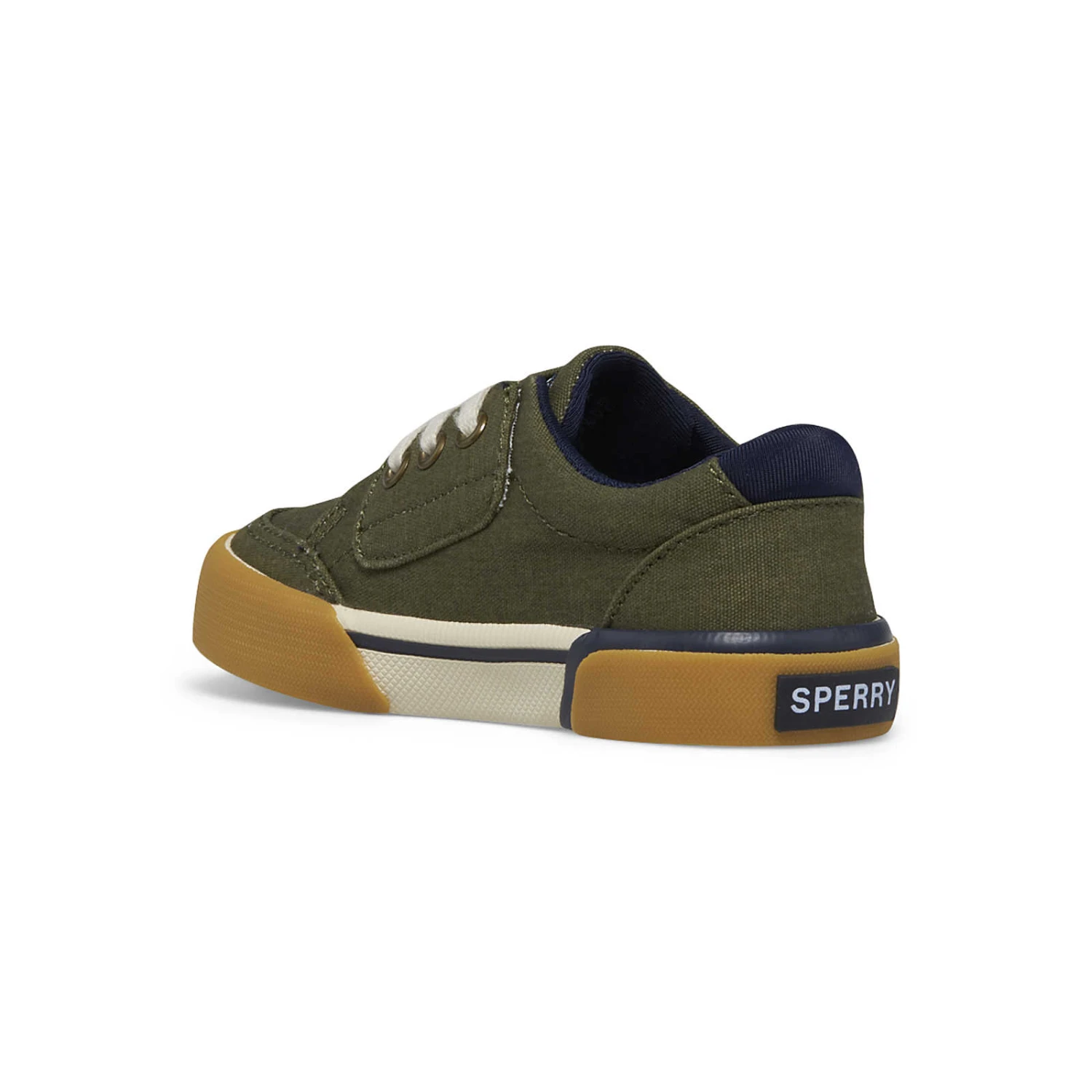 Sperry Top-Sider Little Kid's Harbor Tide Junior Washable Sneaker Olive 6 Sperry Top-Sider Little Kid's Harbor Tide Junior Washable Sneaker Olive - Image 4