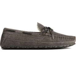 Sperry Top-Sider Men's Brandon Trapper Moccasin Slipper Charcoal