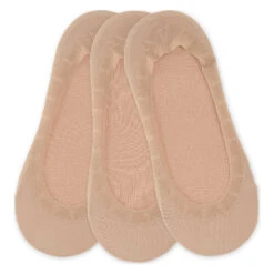 Sperry Top-Sider Women's Mesh Loafer 3-Pack Liner Tan