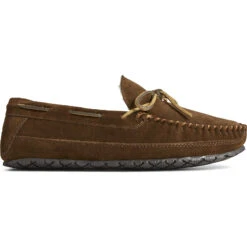 Sperry Top-Sider Men's Brandon Trapper Moccasin Slipper Chocolate