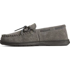 Sperry Top-Sider Men's Doyle Moccasin Slipper Charcoal -Sperry Top-Sider Sales SPW13859 010 180