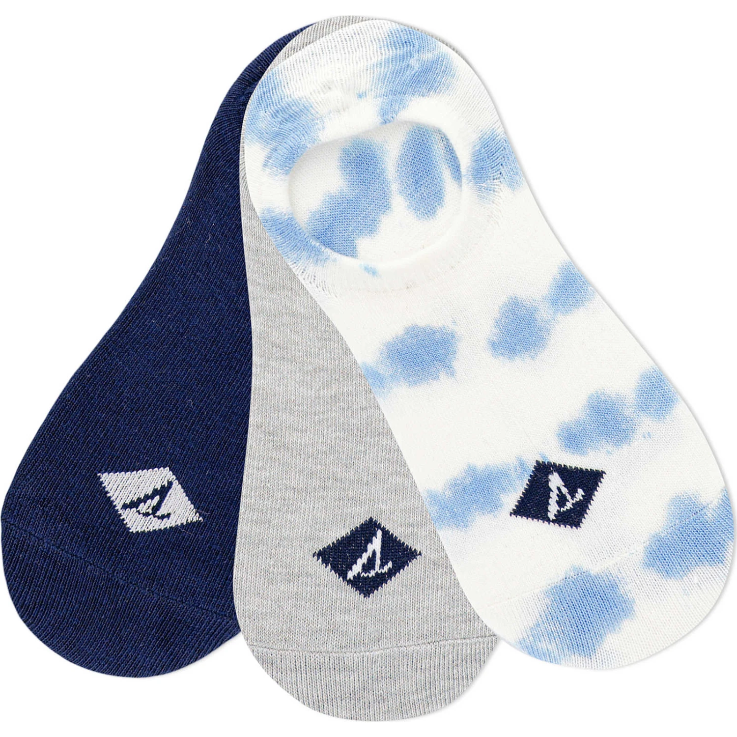 Sperry Top-Sider Women's Tie Dye Low Show 3-Pack Sock Navy 3 Sperry Top-Sider Women's Tie Dye Low Show 3-Pack Sock Navy