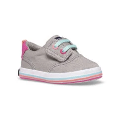 Sperry Top-Sider Little Kid's Spinnaker Crib Junior Washable Sneaker Grey Stripe 10 Sperry Top-Sider Little Kid's Spinnaker Crib Junior Washable Sneaker Grey Stripe -Sperry Top-Sider Sales STI165974