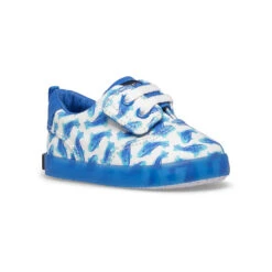 Sperry Top-Sider Little Kid's Spinnaker Crib Junior Washable Sneaker White/Blue -Sperry Top-Sider Sales STI265875