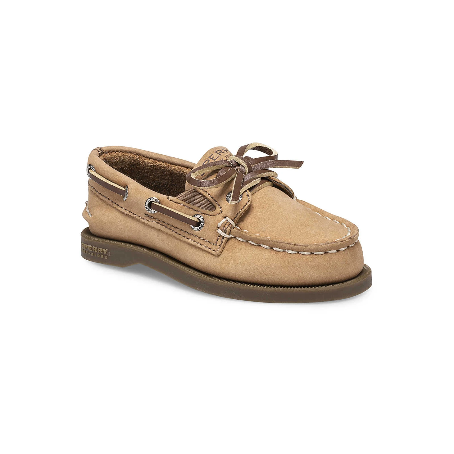 Sperry Top-Sider Little Kid's Authentic Original™ Slip On Boat Shoe Sahara 4 Sperry Top-Sider Little Kid's Authentic Original™ Slip On Boat Shoe Sahara - Image 2