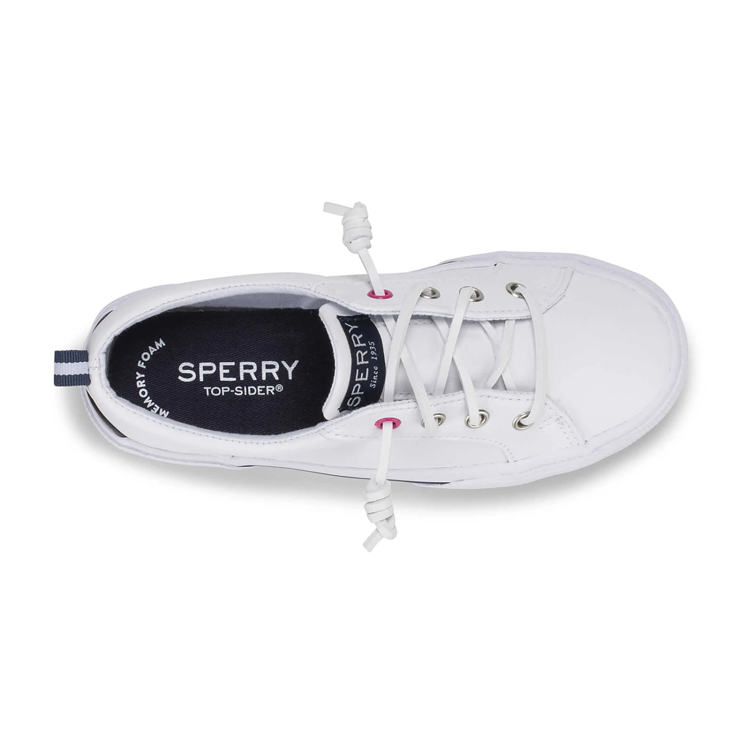 Sperry Top-Sider Big Kid's Pier Wave Sneaker White 6 Sperry Top-Sider Big Kid's Pier Wave Sneaker White - Image 4