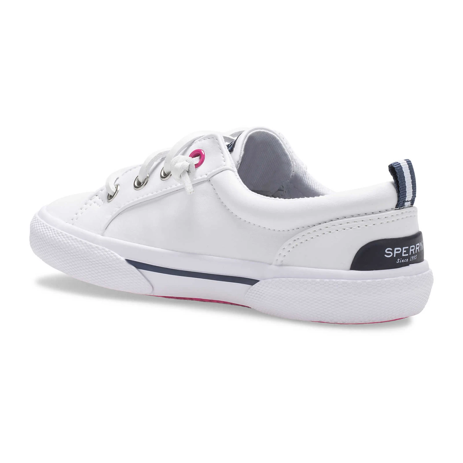 Sperry Top-Sider Big Kid's Pier Wave Sneaker White 5 Sperry Top-Sider Big Kid's Pier Wave Sneaker White - Image 3