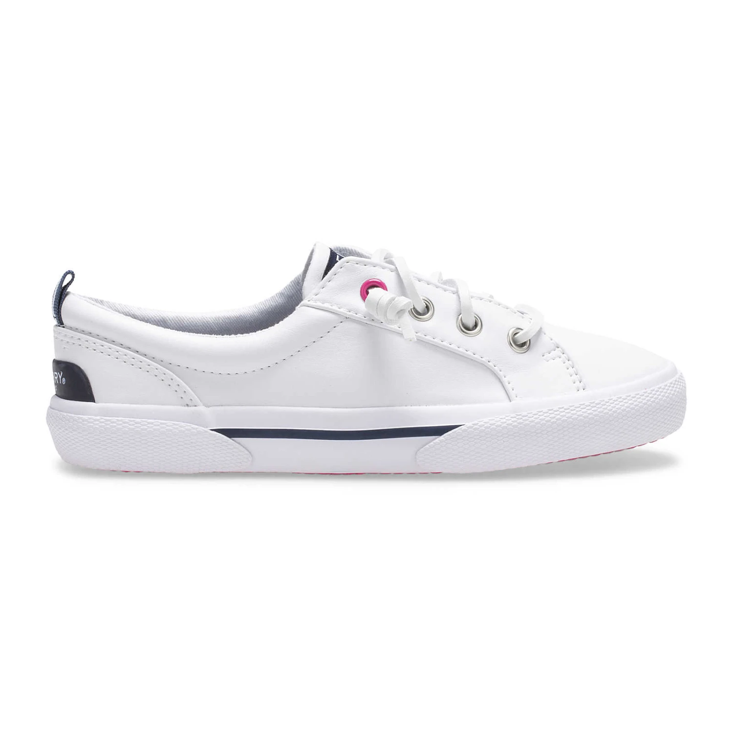 Sperry Top-Sider Big Kid's Pier Wave Sneaker White 3 Sperry Top-Sider Big Kid's Pier Wave Sneaker White