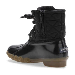 Sperry Top-Sider Big Kid's Saltwater Nylon Quilt Duck Boot Black -Sperry Top-Sider Sales STK STK163618 Saltwater 120919 AW20 02 77