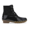 Sperry Top-Sider Big Kid's Saltwater Nylon Quilt Duck Boot Black