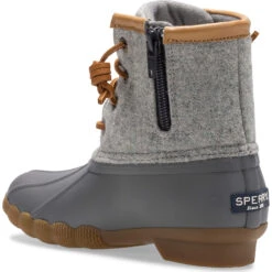 Sperry Top-Sider Big Kid's Saltwater Wool Duck Boot Grey -Sperry Top-Sider Sales STK STK163900 Saltwater 120919 AW20 02