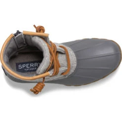 Sperry Top-Sider Big Kid's Saltwater Wool Duck Boot Grey -Sperry Top-Sider Sales STK STK163900 Saltwater 120919 AW20 05