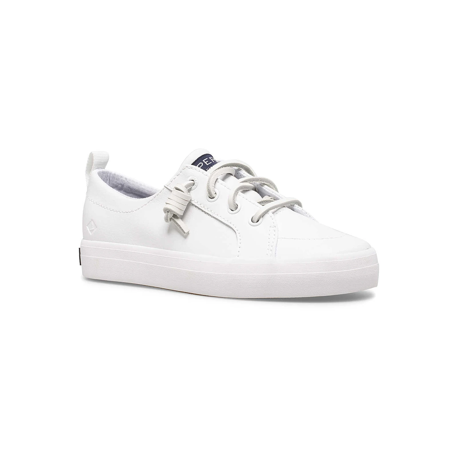Sperry Top-Sider Little Kid's Crest Vibe Junior Sneaker All White 4 Sperry Top-Sider Little Kid's Crest Vibe Junior Sneaker All White - Image 2