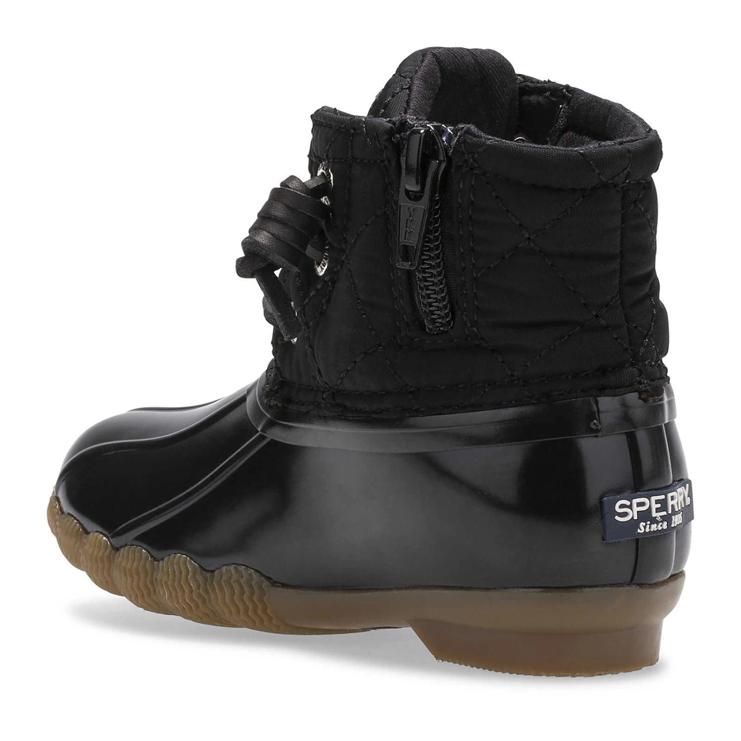Sperry Top-Sider Little Kid's Saltwater Nylon Quilt Duck Boot Black 7 Sperry Top-Sider Little Kid's Saltwater Nylon Quilt Duck Boot Black - Image 5