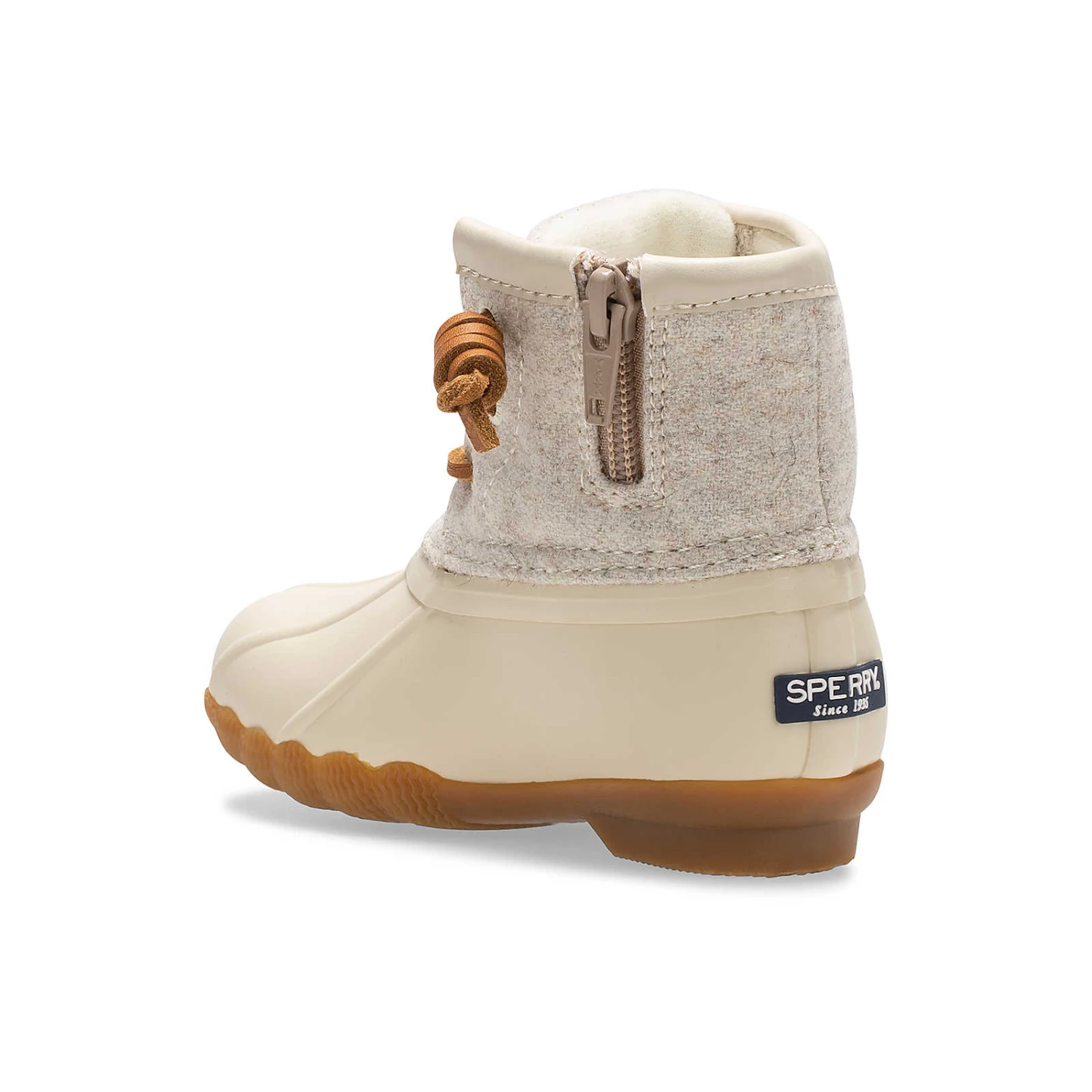 Sperry Top-Sider Little Kid's Saltwater Wool Duck Boot Oat 4 Sperry Top-Sider Little Kid's Saltwater Wool Duck Boot Oat - Image 2