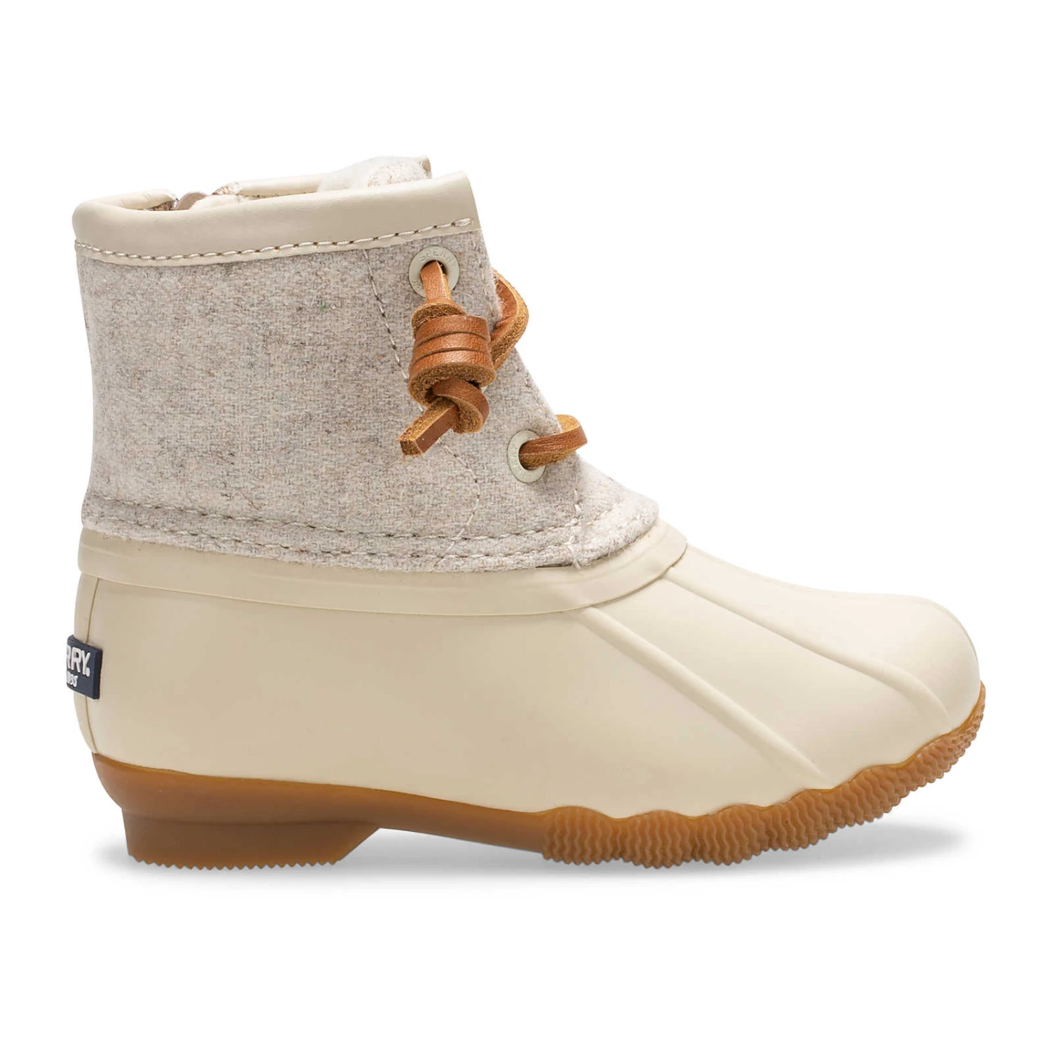 Sperry Top-Sider Little Kid's Saltwater Wool Duck Boot Oat 3 Sperry Top-Sider Little Kid's Saltwater Wool Duck Boot Oat
