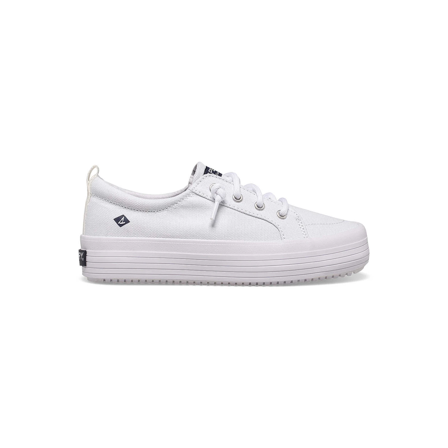 Sperry Top-Sider Big Kid's Crest Vibe Platform Sneaker White 3 Sperry Top-Sider Big Kid's Crest Vibe Platform Sneaker White