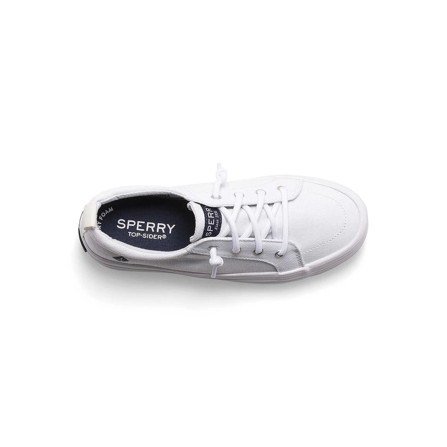 Sperry Top-Sider Big Kid's Crest Vibe Platform Sneaker White 6 Sperry Top-Sider Big Kid's Crest Vibe Platform Sneaker White - Image 4