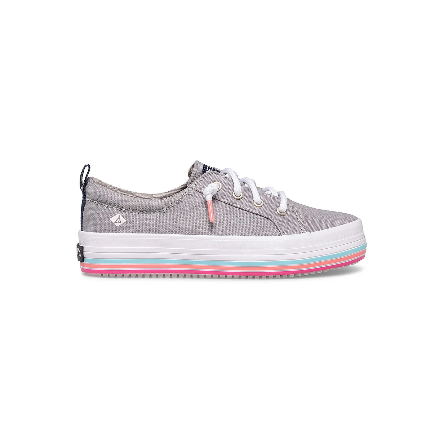Sperry Top-Sider Big Kid's Crest Vibe Platform Sneaker Grey 3 Sperry Top-Sider Big Kid's Crest Vibe Platform Sneaker Grey