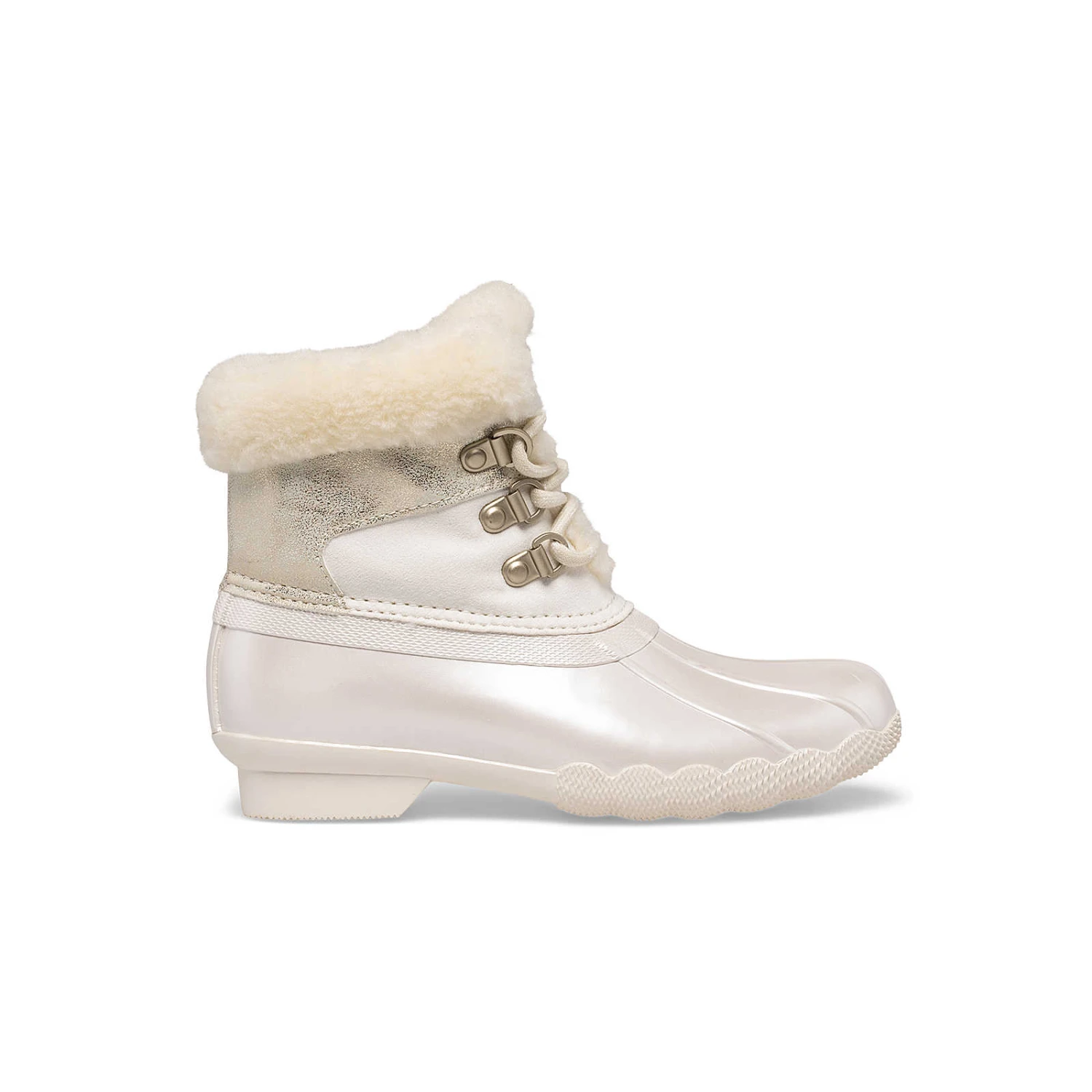 Sperry Top-Sider Big Kid's Alpine Saltwater Duck Boot Ivory 3 Sperry Top-Sider Big Kid's Alpine Saltwater Duck Boot Ivory