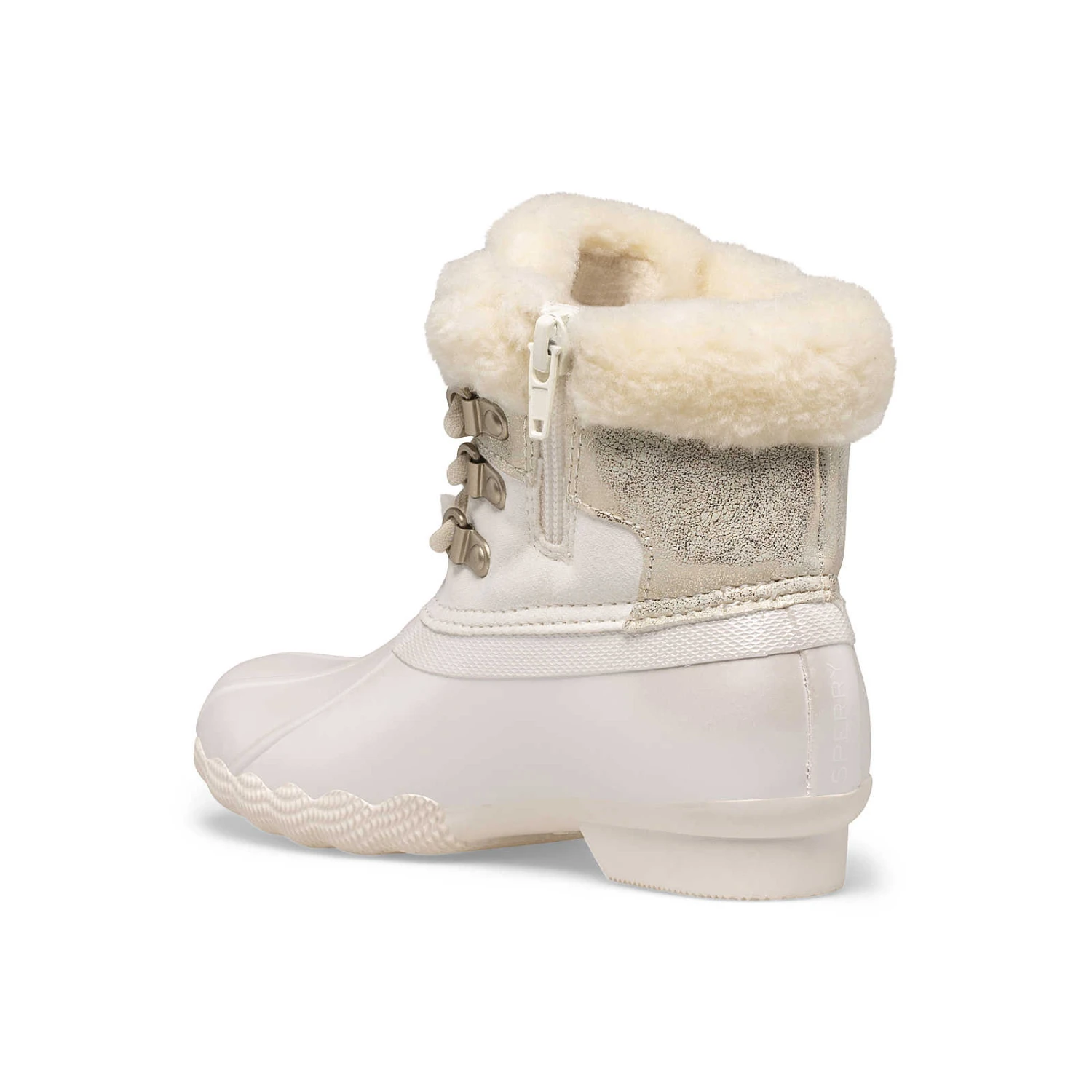 Sperry Top-Sider Big Kid's Alpine Saltwater Duck Boot Ivory 7 Sperry Top-Sider Big Kid's Alpine Saltwater Duck Boot Ivory - Image 5