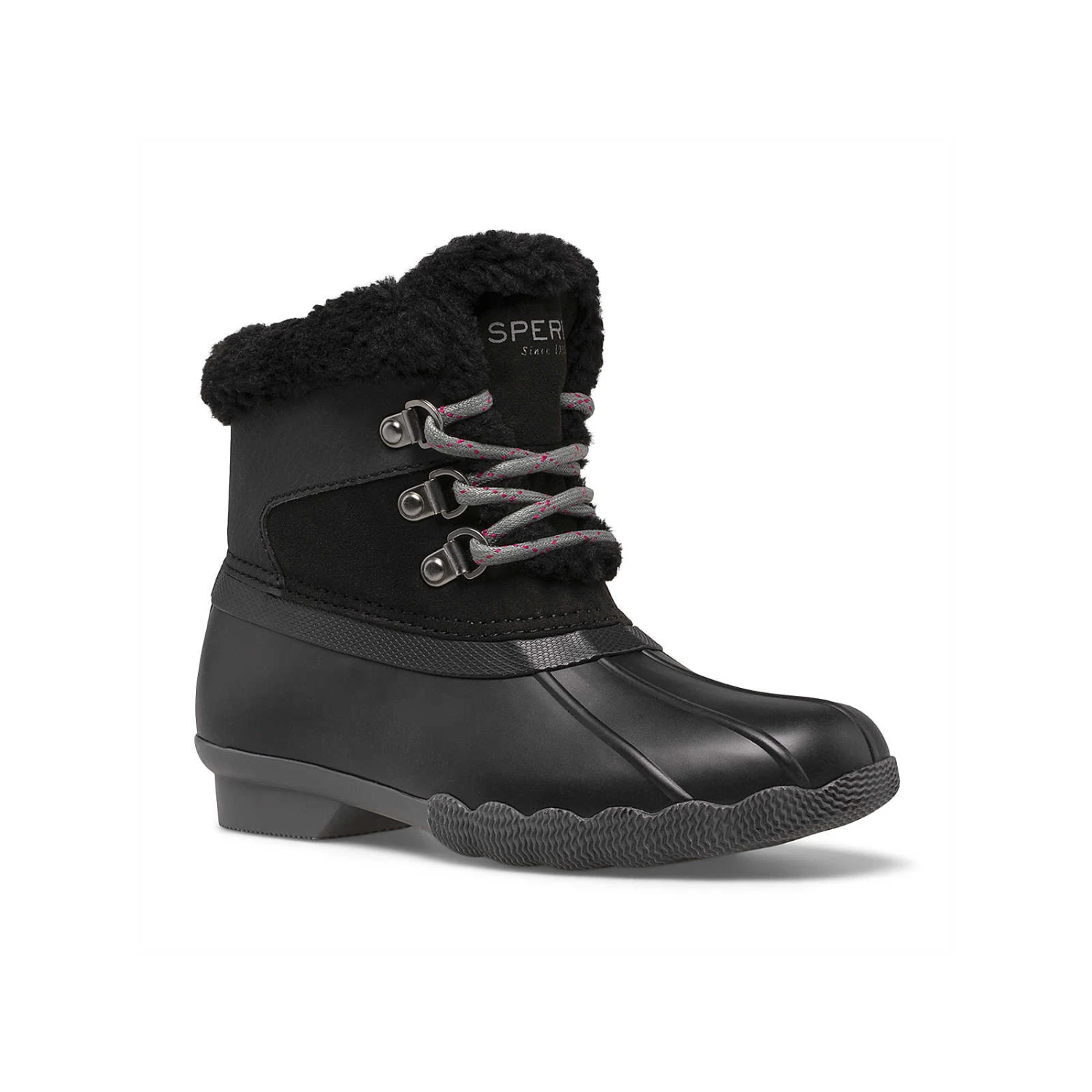 Sperry Top-Sider Big Kid's Alpine Saltwater Duck Boot Black 5 Sperry Top-Sider Big Kid's Alpine Saltwater Duck Boot Black - Image 3