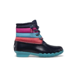 Sperry Top-Sider Big Kid's Saltwater Duck Boot Navy Multi