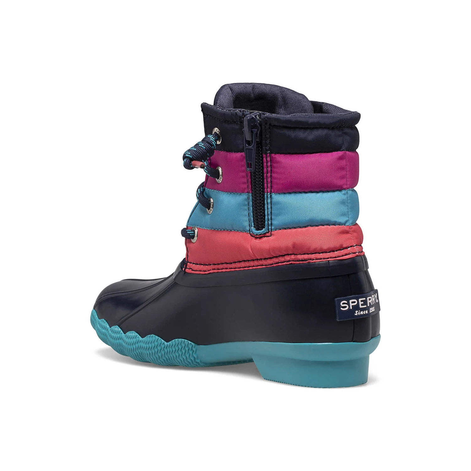 Sperry Top-Sider Big Kid's Saltwater Duck Boot Navy Multi 7 Sperry Top-Sider Big Kid's Saltwater Duck Boot Navy Multi - Image 5