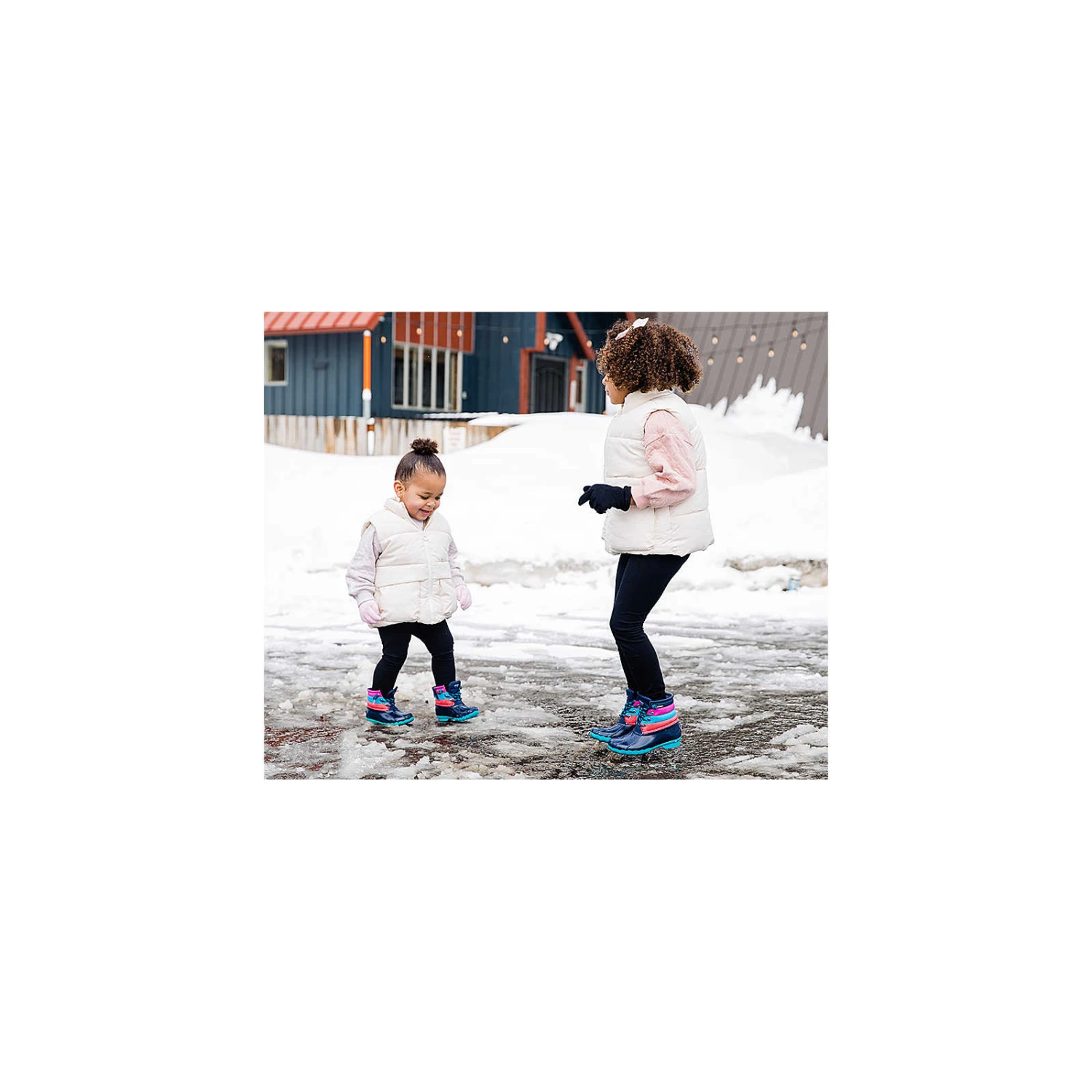 Sperry Top-Sider Big Kid's Saltwater Duck Boot Navy Multi 6 Sperry Top-Sider Big Kid's Saltwater Duck Boot Navy Multi - Image 4