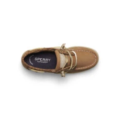 Sperry Top-Sider Big Kid's Songfish Boat Shoe Champagne -Sperry Top-Sider Sales STK166568 TOP