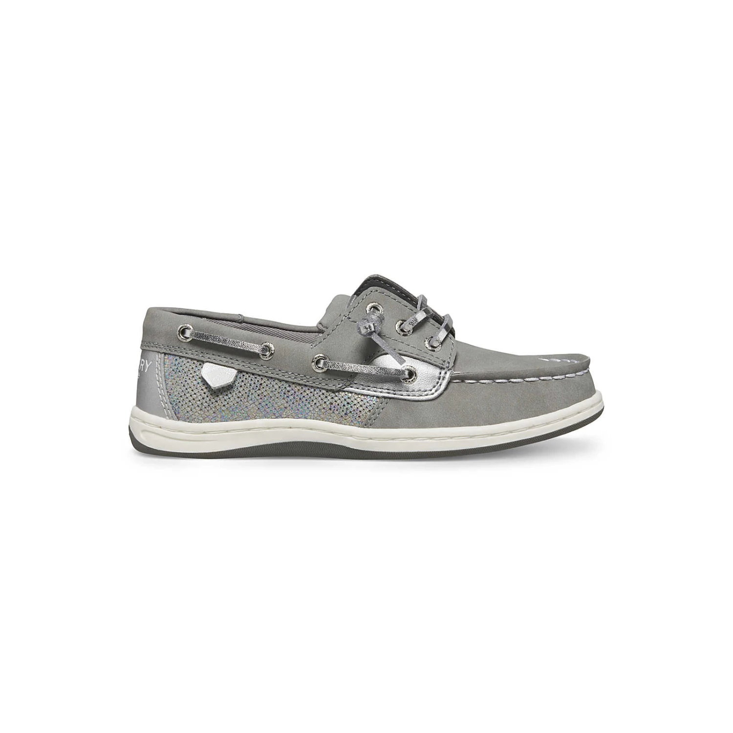 Sperry Top-Sider Big Kid's Songfish Boat Shoe Grey 3 Sperry Top-Sider Big Kid's Songfish Boat Shoe Grey