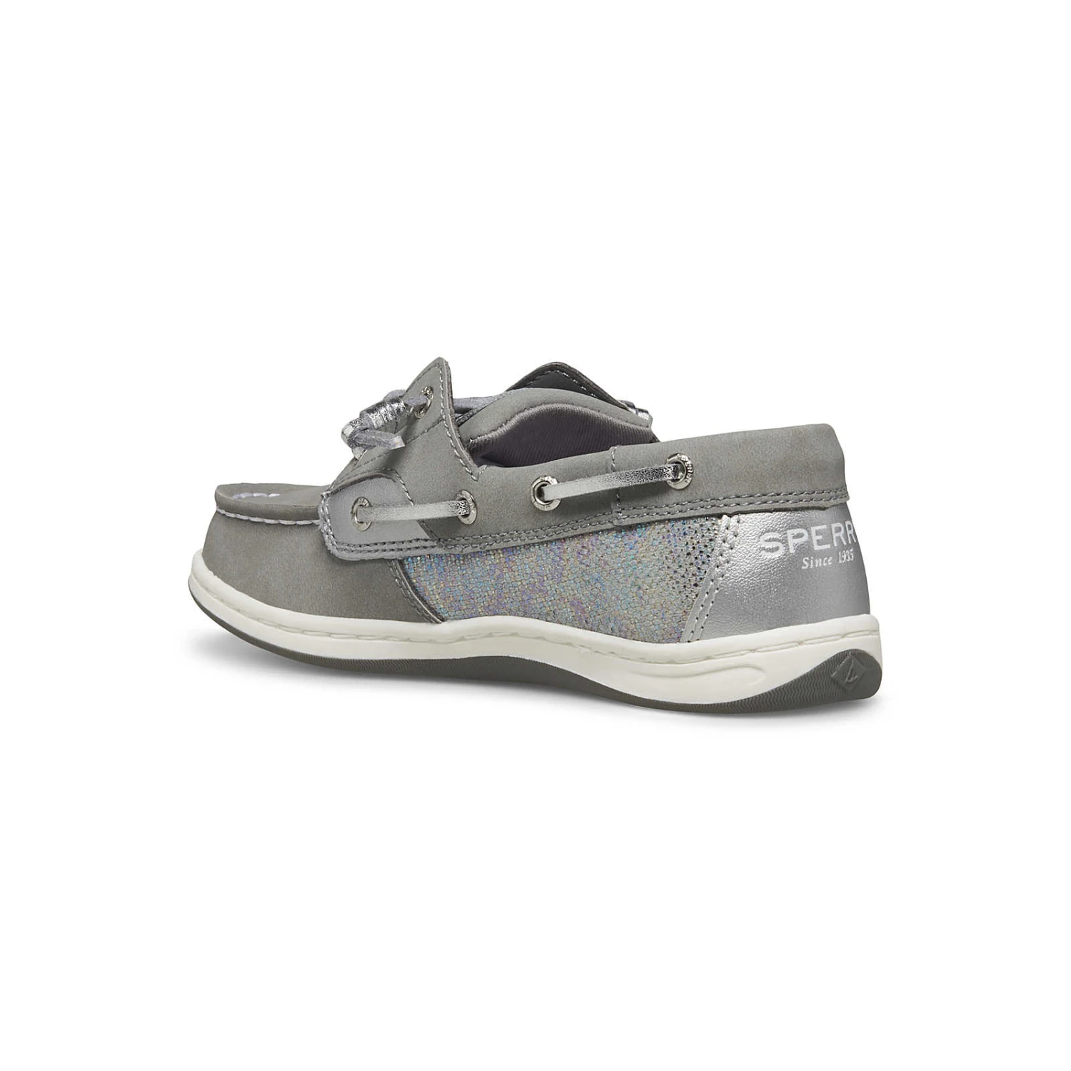 Sperry Top-Sider Big Kid's Songfish Boat Shoe Grey 5 Sperry Top-Sider Big Kid's Songfish Boat Shoe Grey - Image 3