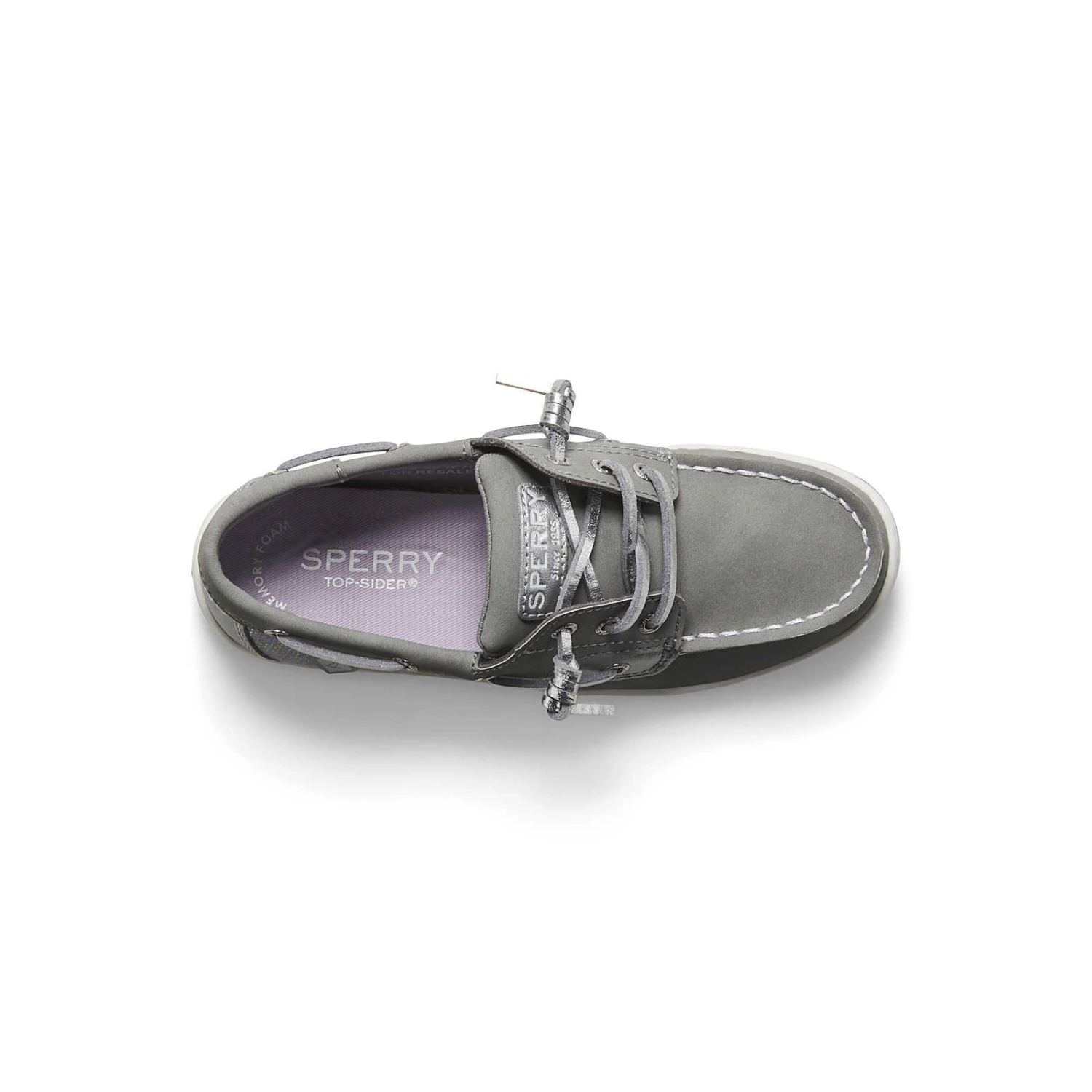 Sperry Top-Sider Big Kid's Songfish Boat Shoe Grey 6 Sperry Top-Sider Big Kid's Songfish Boat Shoe Grey - Image 4