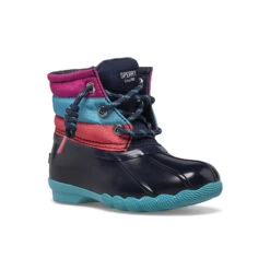 Sperry Top-Sider Little Kid's Saltwater Junior Duck Boot Navy Multi -Sperry Top-Sider Sales STL166417