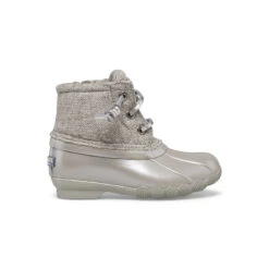 Sperry Top-Sider Big Kid's Saltwater Junior Duck Boot Grey