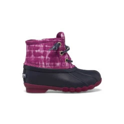 Sperry Top-Sider Little Kid's Saltwater Junior Duck Boot Navy/Berry