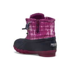 Sperry Top-Sider Little Kid's Saltwater Junior Duck Boot Navy/Berry -Sperry Top-Sider Sales STL166420 225