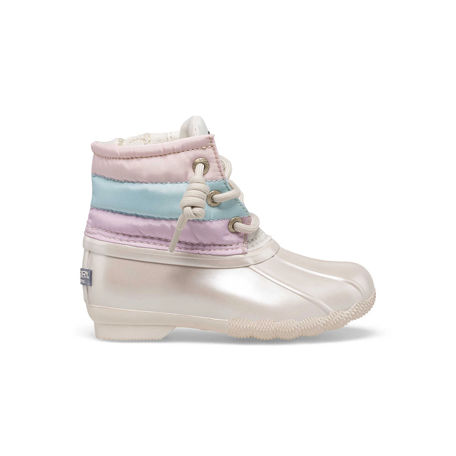 Sperry Top-Sider Big Kid's Saltwater Junior Duck Boot Pastel Multi 3 Sperry Top-Sider Big Kid's Saltwater Junior Duck Boot Pastel Multi