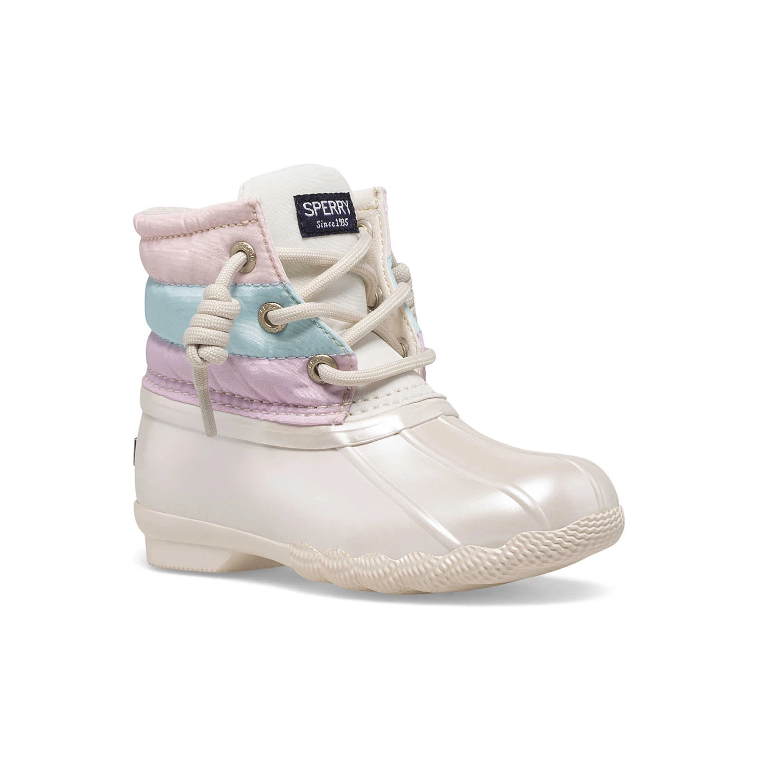 Sperry Top-Sider Big Kid's Saltwater Junior Duck Boot Pastel Multi 4 Sperry Top-Sider Big Kid's Saltwater Junior Duck Boot Pastel Multi - Image 2